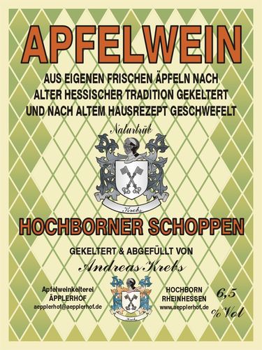 Apfelwein Hochborner Schoppen - 5 Liter BiB