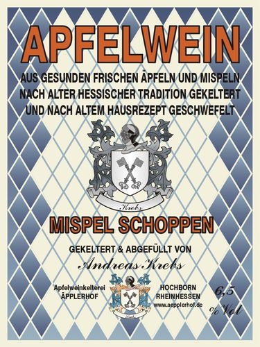 Apfelwein Mispel Schoppen - 5 Liter BiB