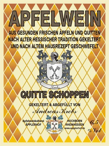 Apfelwein Quitte Schoppen - 5 Liter BiB